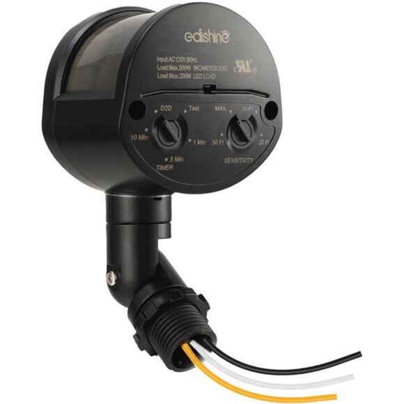 Motion Sensor, 180-Degree Replacement Motion Detector for Security Floodlights - Picture 1 of 8